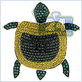14K White Gold Turtle 1.90 ct Diamond Womens Pendant - 24diamonds.com