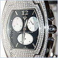 Aqua Master Tonneau 4.00 ct Diamond Men's Watch 0400 - 24diamonds.com