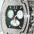 Aqua Master Tonneau 3.50 ct Diamond Men's Watch 0035A - 24diamonds.com