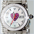 Aqua Master Heart Diamond Womens Watch 3333B - 24diamonds.com