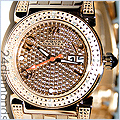 Aqua Master Round Diamond Womens Watch 3333G - 24diamonds.com