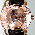 Aqua Master Skull Diamond Men's Watch 4444QR - 24diamonds.com