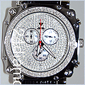 Aqua Master Square 1.25 ct Diamond Men's Watch 0125QE - 24diamonds.com