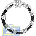14K White Gold 0.60 ct Diamond Womens Pendant - 24diamonds.com