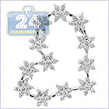 18K White Gold 1.00 ct Diamond Women's Pendant - 24diamonds.com