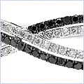 14K White Gold 2.75 ct Diamond Women's Bracelet - 24diamonds.com