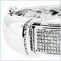 14K White Gold 3.00 ct Diamond Women's Bracelet - 24diamonds.com