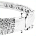14K White Gold 5.40 ct Diamond Womens Bracelet - 24diamonds.com