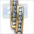 14K Yellow Gold 0.31 ct Diamond Womens Pendant - 24diamonds.com