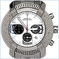 Aqua Master Round Diamond Mens Watch 59-5W - 24diamonds.com