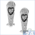 14K White Gold 1.15 ct Diamond Womens Earrings - 24diamonds.com