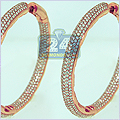 14K Rose Gold 14.42 ct Diamond Womens Earrings - 24diamonds.com