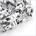 14K White Gold Mens 1.75 ct Diamond Chain 30 Inches - 24diamonds.com