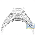 14K White Gold 0.50 ct Diamond Engagement Ring Setting - 24diamonds.com