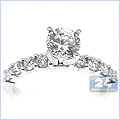 18K White Gold 0.55 ct Diamond Engagement Ring Setting - 24diamonds.com