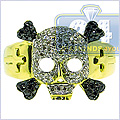 14K Yellow Gold 0.90 ct Mens Diamond Ring - 24diamonds.com