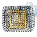 14K Two Tone Gold 2.10 ct Men's Diamond Ring - 24diamonds.com