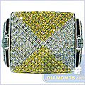 14K White Gold 2.02 ct Mens Diamond Ring - 24diamonds.com