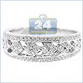 14K White Gold 0.40 ct Diamond Womens Ring - 24diamonds.com