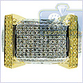 14K Two Tone Gold 1.45 ct Mens Diamond Ring - 24diamonds.com