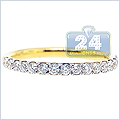 18K Yellow Gold 0.60 ct Diamond Womens Ring - 24diamonds.com