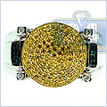 14K Two Tone Gold 0.80 ct Mens Diamond Ring - 24diamonds.com