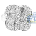 14K White Gold 1.00 ct Diamond Womens Ring - 24diamonds.com