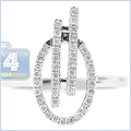 14K White Gold 0.30 ct Diamond Womens Ring - 24diamonds.com
