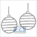 14K White Gold 1.30 ct Diamond Womens Earrings - 24diamonds.com