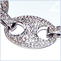 14K White Gold Mens 6.10 ct Diamond Bracelet - 24diamonds.com