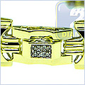 14K Yellow Gold Mens 2.00 ct Diamond Bracelet 8 1/2 Inches - 24diamonds.com