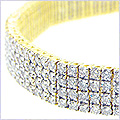 14K Yellow Gold 14.90 ct Diamond Womens Bracelet 9 Inches - 24diamonds.com