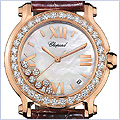 Chopard Happy Sport Round Womens Watch 277473-5002 - 24diamonds.com
