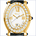 Chopard Happy Sport Oval Womens Watch 277000-0008 - 24diamonds.com