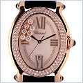 Chopard Happy Sport Oval Womens Watch 277012-0004 - 24diamonds.com