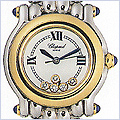 Chopard Happy Sport Round Womens Watch 278256-4008 - 24diamonds.com