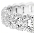 18K White Gold 11.30 ct Diamond Womens Bracelet - 24diamonds.com
