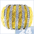 14K Yellow Gold 0.55 ct Diamond Womens Ring - 24diamonds.com