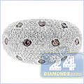 14K White Gold 1.66 ct Diamond Womens Ring - 24diamonds.com