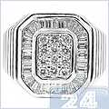 18K White Gold 1.35 ct Diamond Womens Ring - 24diamonds.com