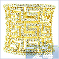 14K Yellow Gold 1.05 ct Diamond Womens Ring - 24diamonds.com