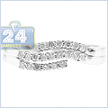 14K White Gold 0.30 ct Diamond Womens Ring - 24diamonds.com
