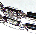 14K White Gold Mens 5.80 ct Diamond Chain - 24diamonds.com