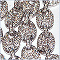 14K White Gold Mens 10.00 ct Diamond Chain - 24diamonds.com