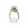 14K Yellow Gold 1.43 ct Round Cut Diamond Engagement Ring