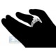 18K White Gold 1.13 ct Diamond Womens Engagement Ring