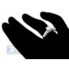 18K White Gold 0.64 ct Multishape Diamond Engagement Ring