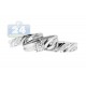 14K White Gold 0.24 ct Diamond 3 Piece His Hers Bridal Rings Set