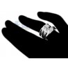 14K White Gold 0.24 ct Diamond Three Piece His Hers Bridal Rings Set