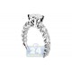 18K White Gold 1.86 ct Diamond Engagement Ring